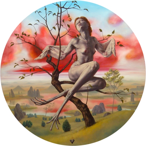 "Fruto", óleo sobre tela de Gbriel Grün (2009)